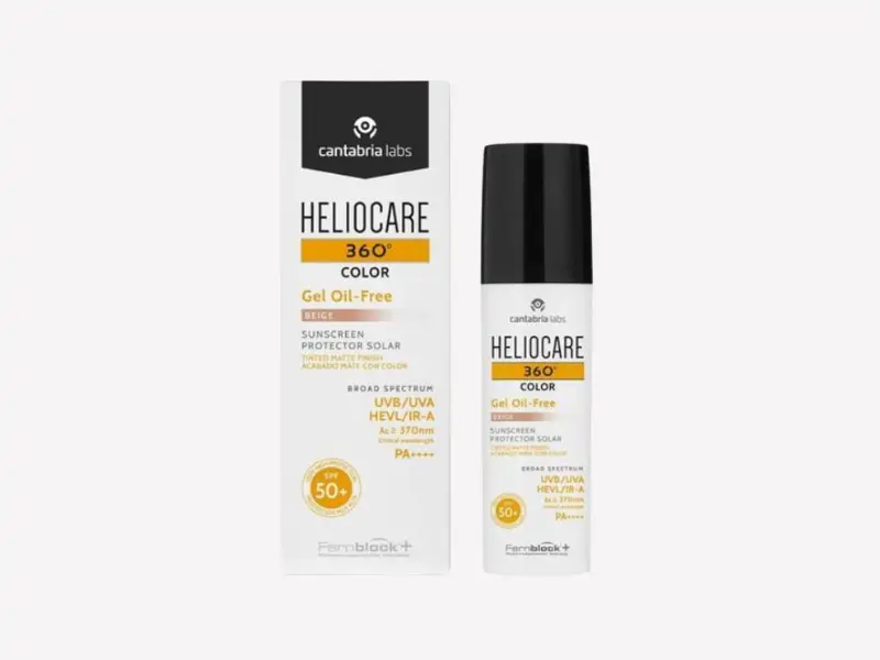 01 Heliocare 360º Gel Oil Free Beige Protector Solar SPF50+