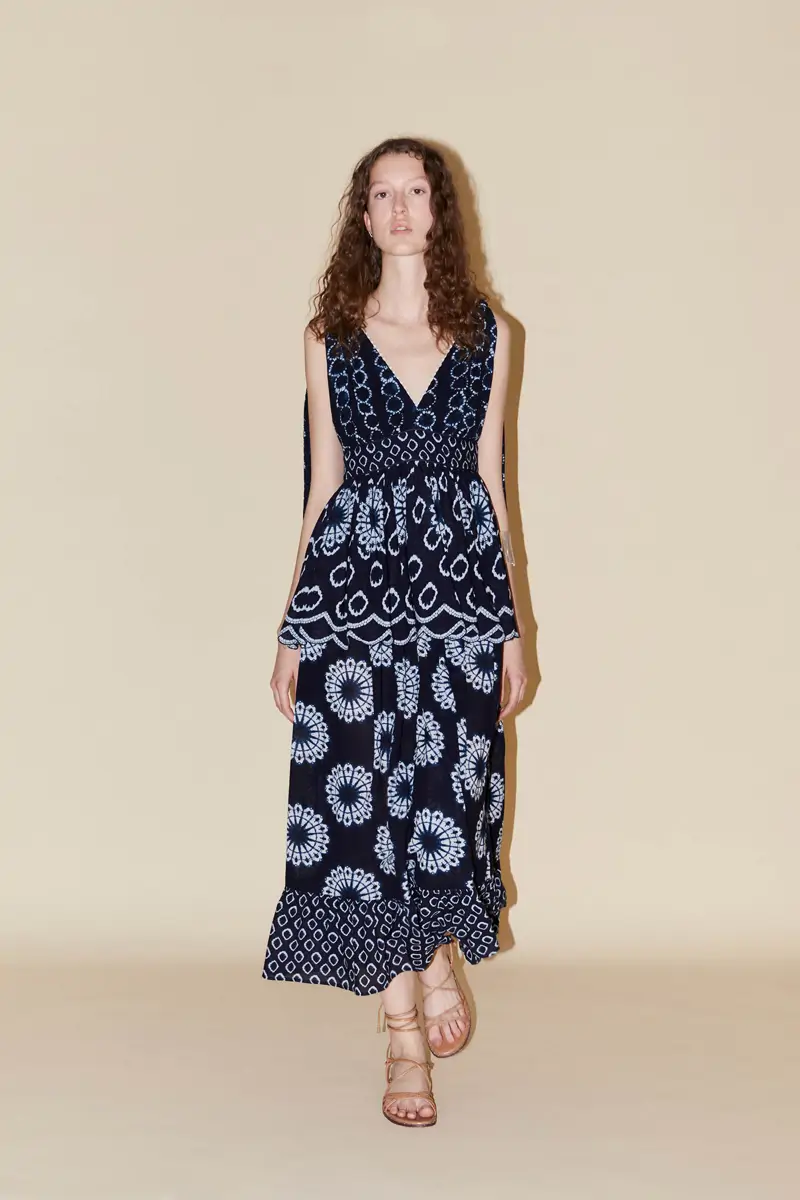 vestido estampado elegante sfera