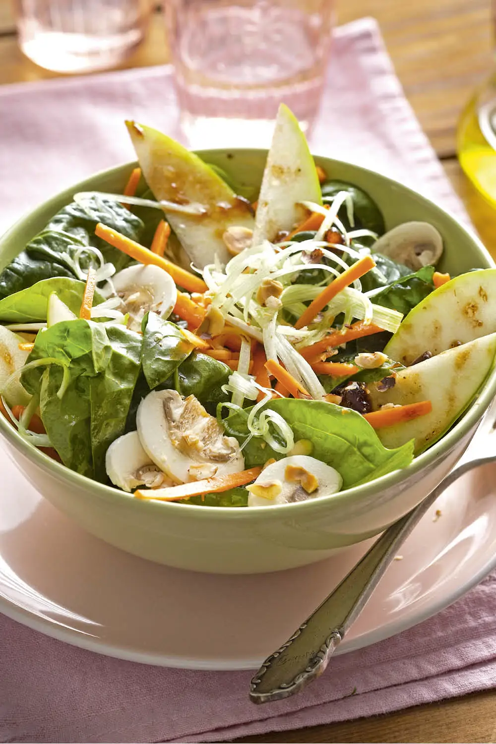 recetas con champiñones laminados ensalada