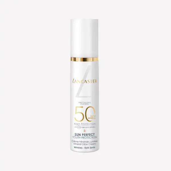 Protector solar hidratante con efecto antiedad