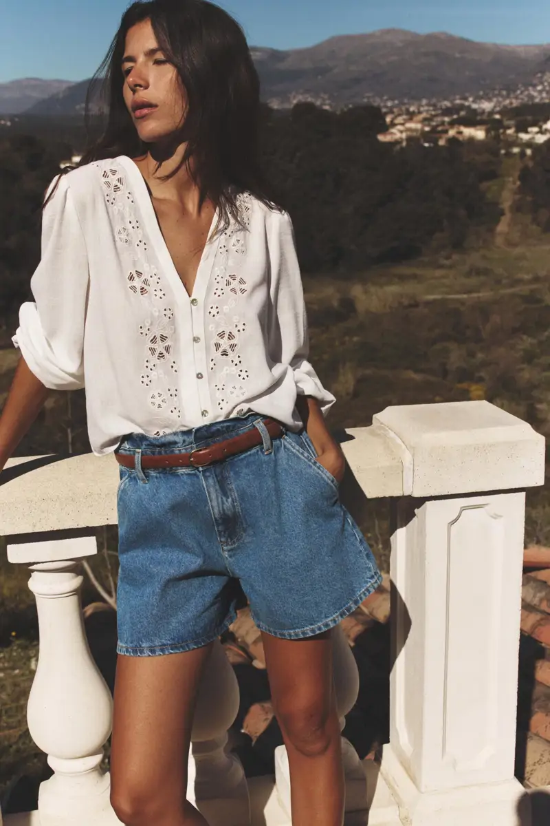 Bermudas con cinturón