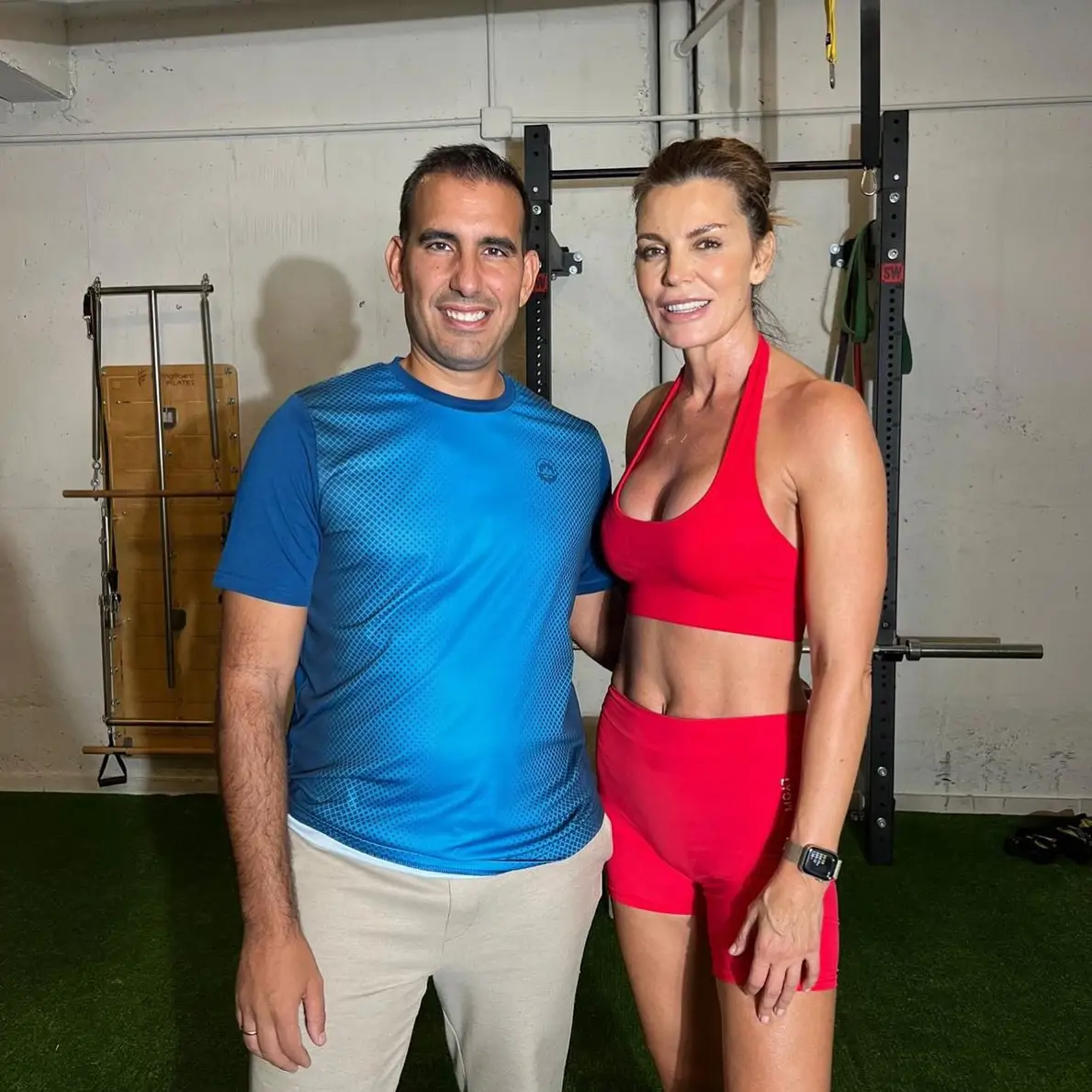 mar flores y juanjo trainer