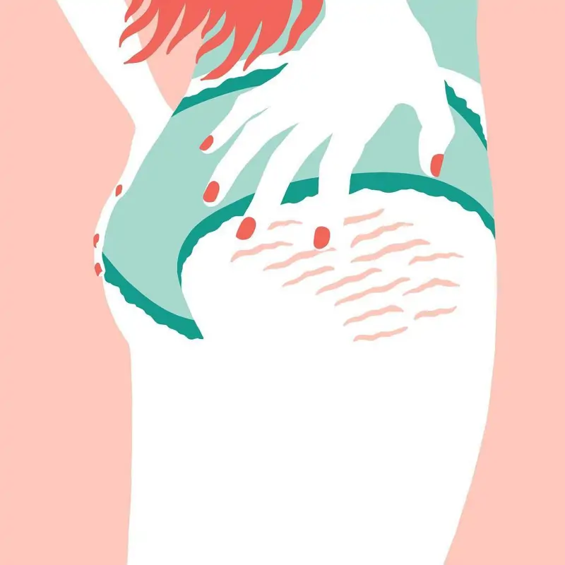 estrías ilustracion stickycookiie