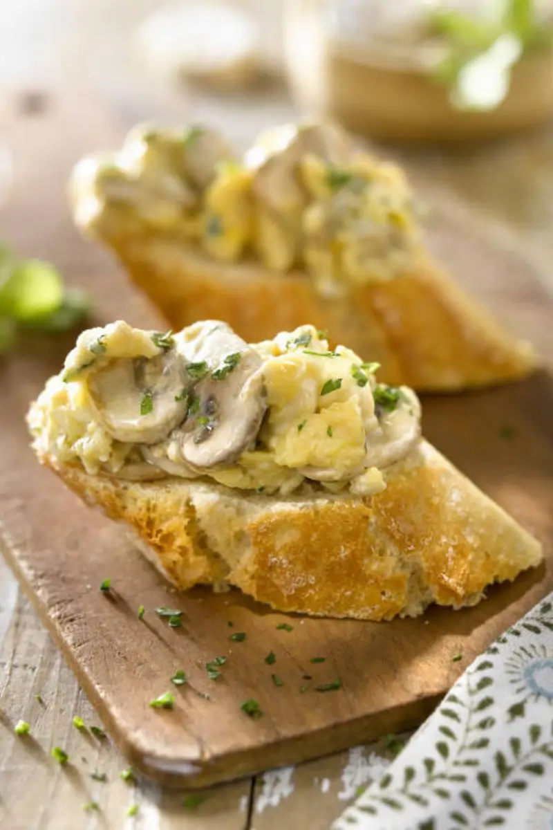 recetas con champiñones laminados