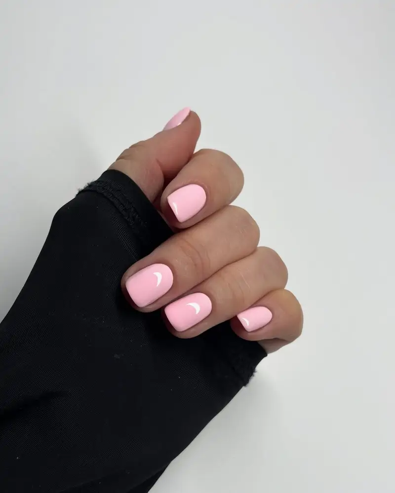 Rosa pastel uñas pastel para verano