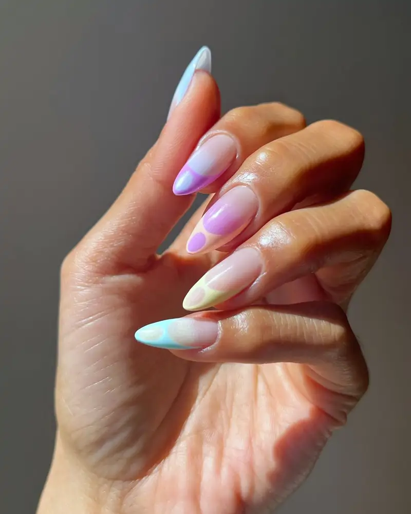 uñas pastel para verano Degradadas originales