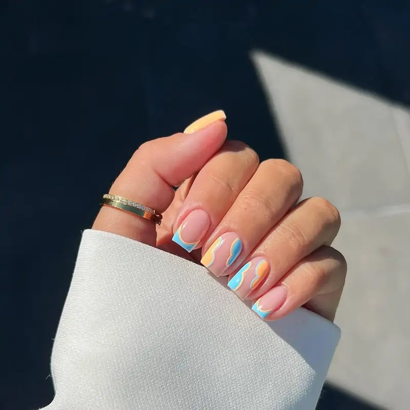 uñas pastel para verano