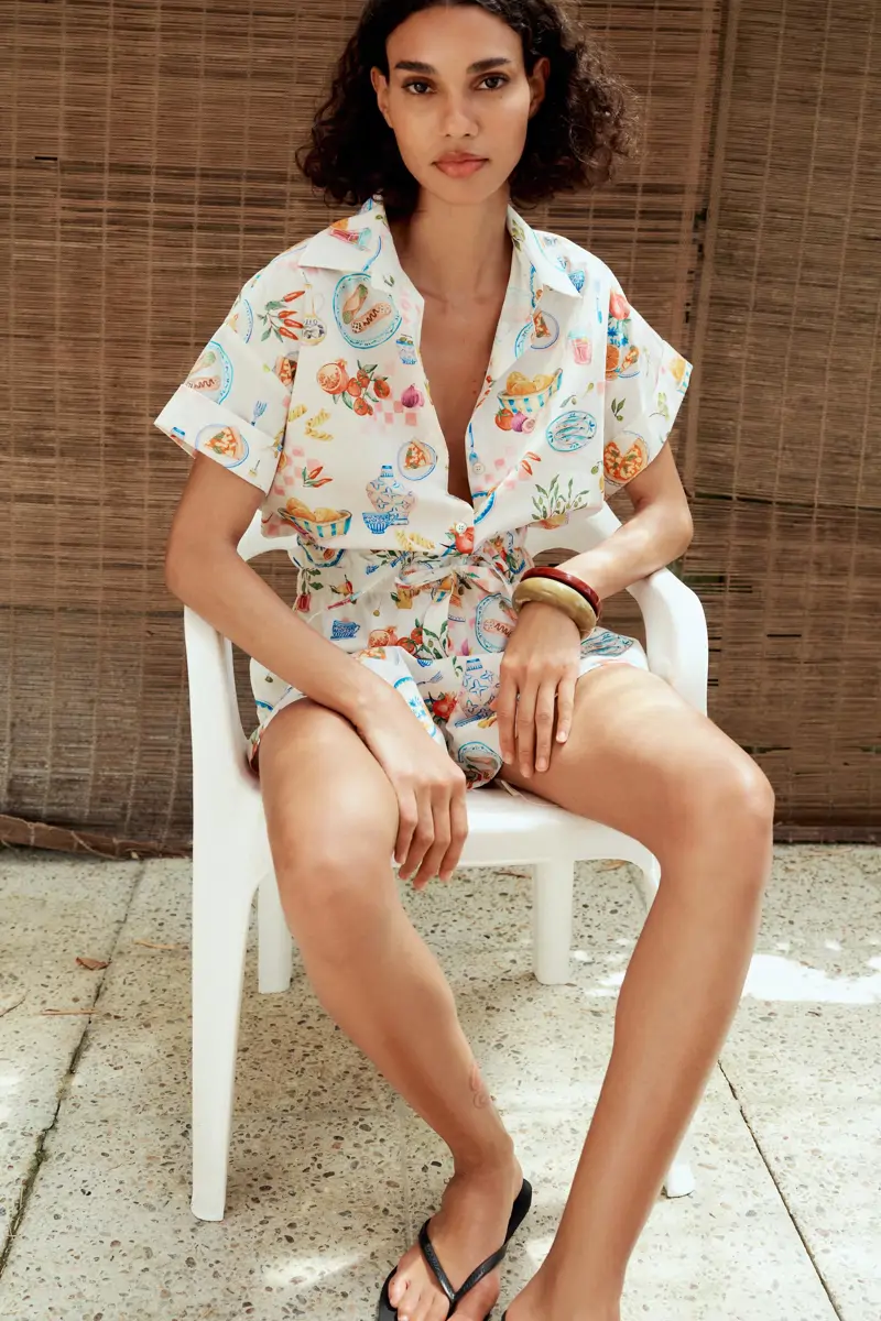 Camisa estampada