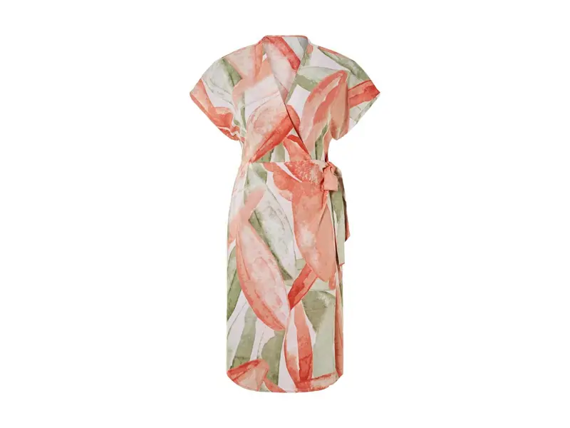 vestido estampado lino lidl