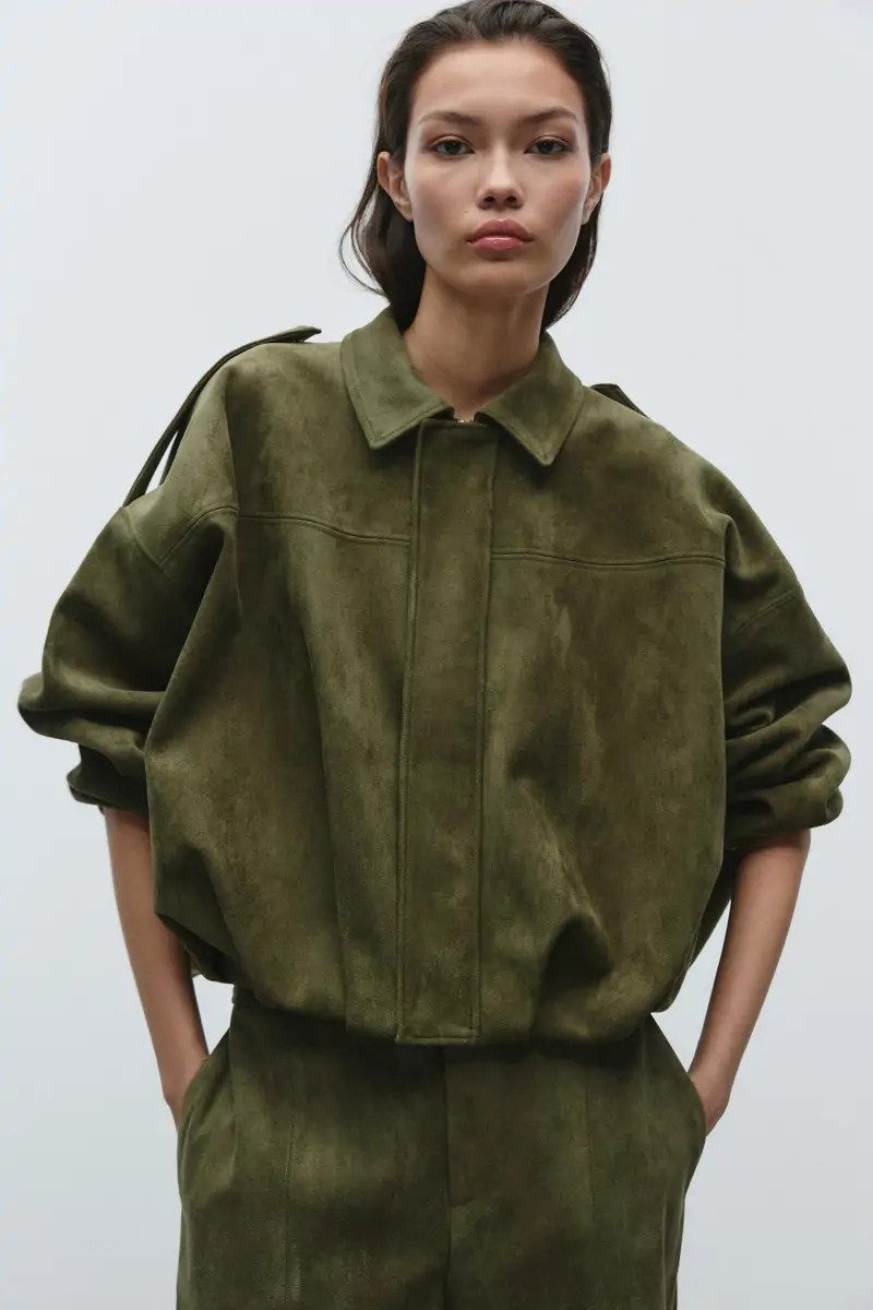 parka ante verde zara