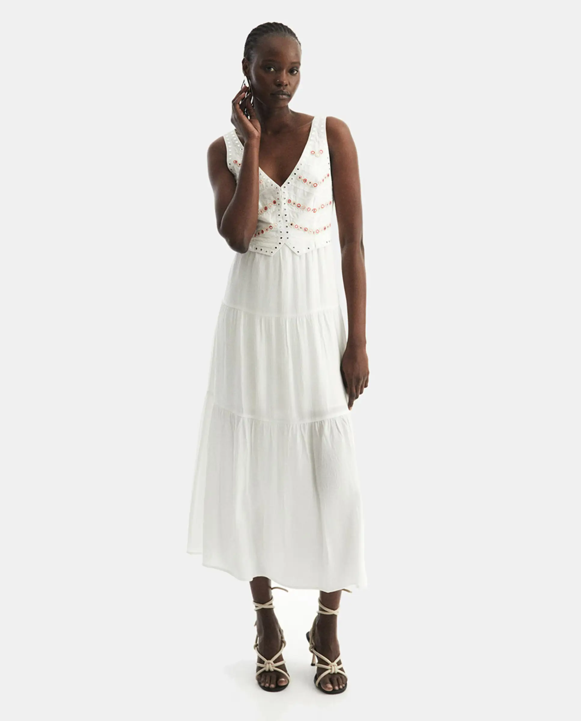 Vestido con espejos