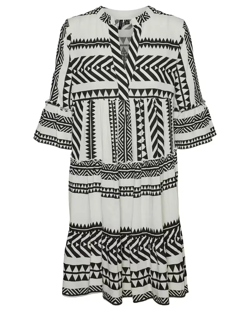 vestido estampado tunica