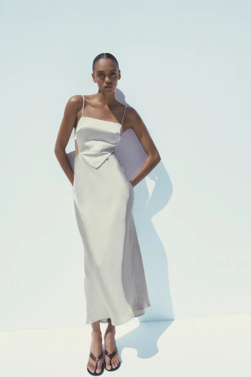 Vestido satinado