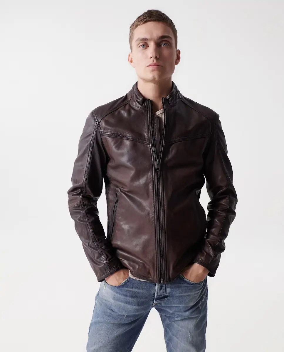 chaqueta de piel 