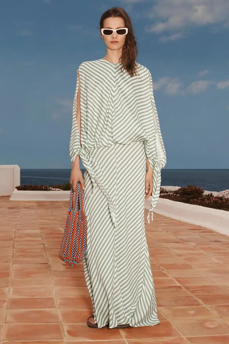 vestido estampado rayas favorecedor zara