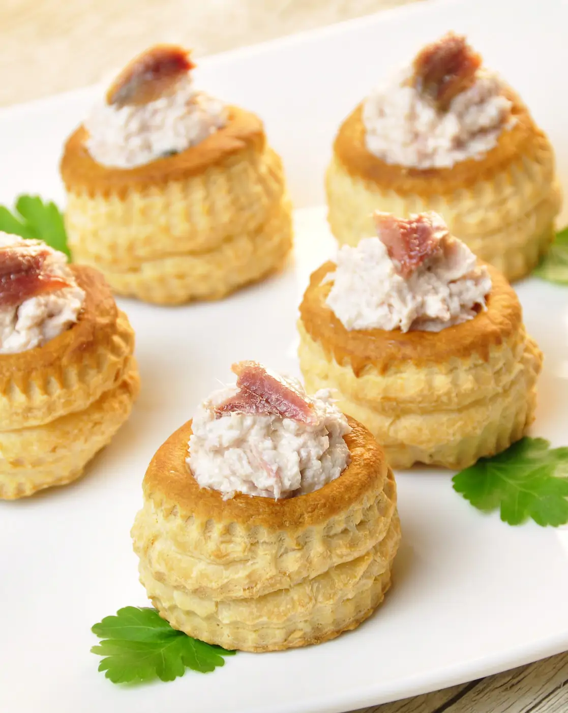 recetas de volovanes rellenos frios atún mayonesa y anchoa