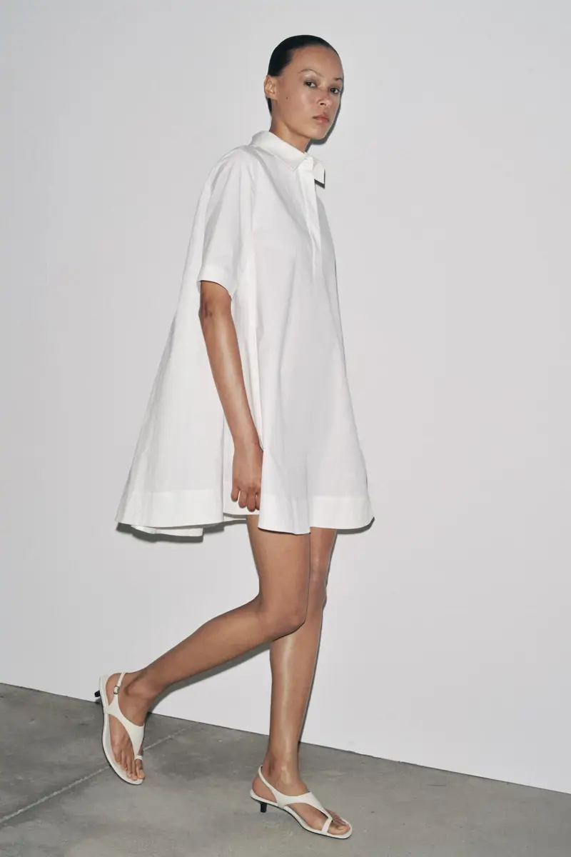 Vestido cómodo de algodón