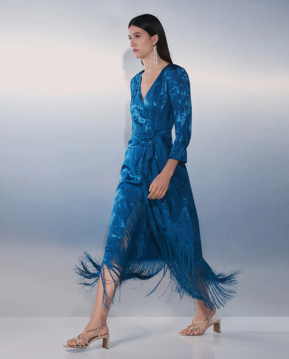 vestido manga francesa 