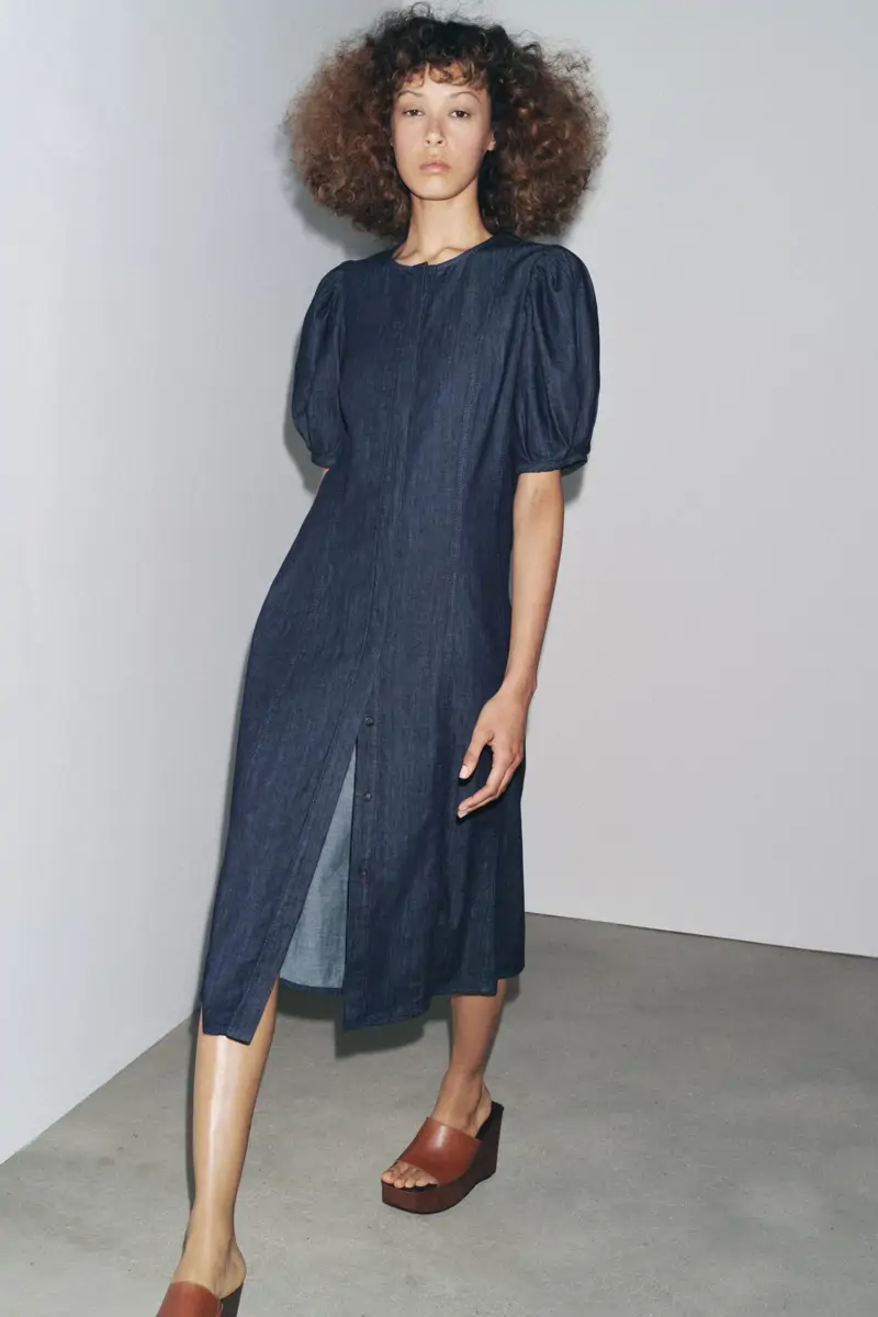 vestido vaquero zara
