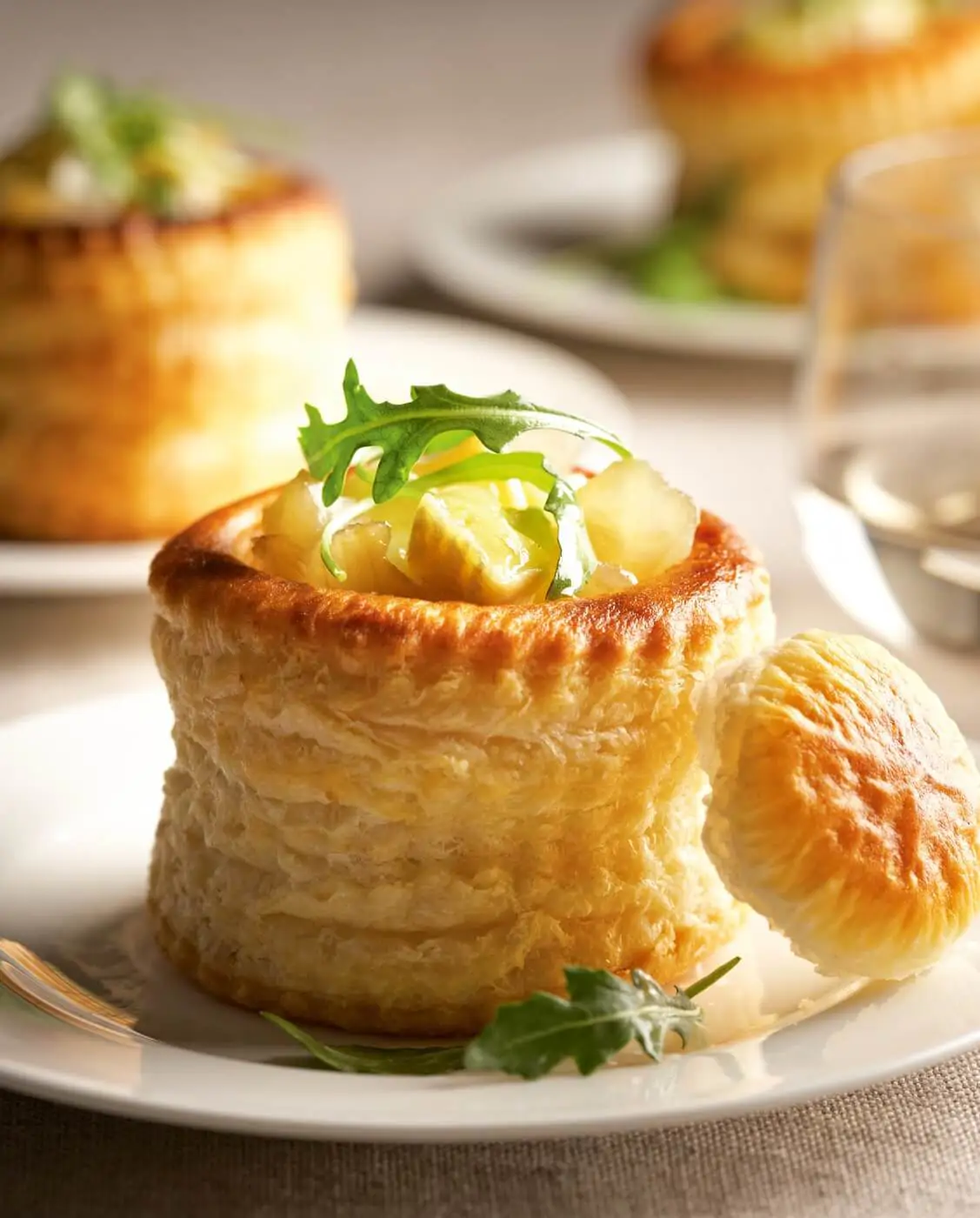 recetas de volovanes rellenos fríos pate y cebolla