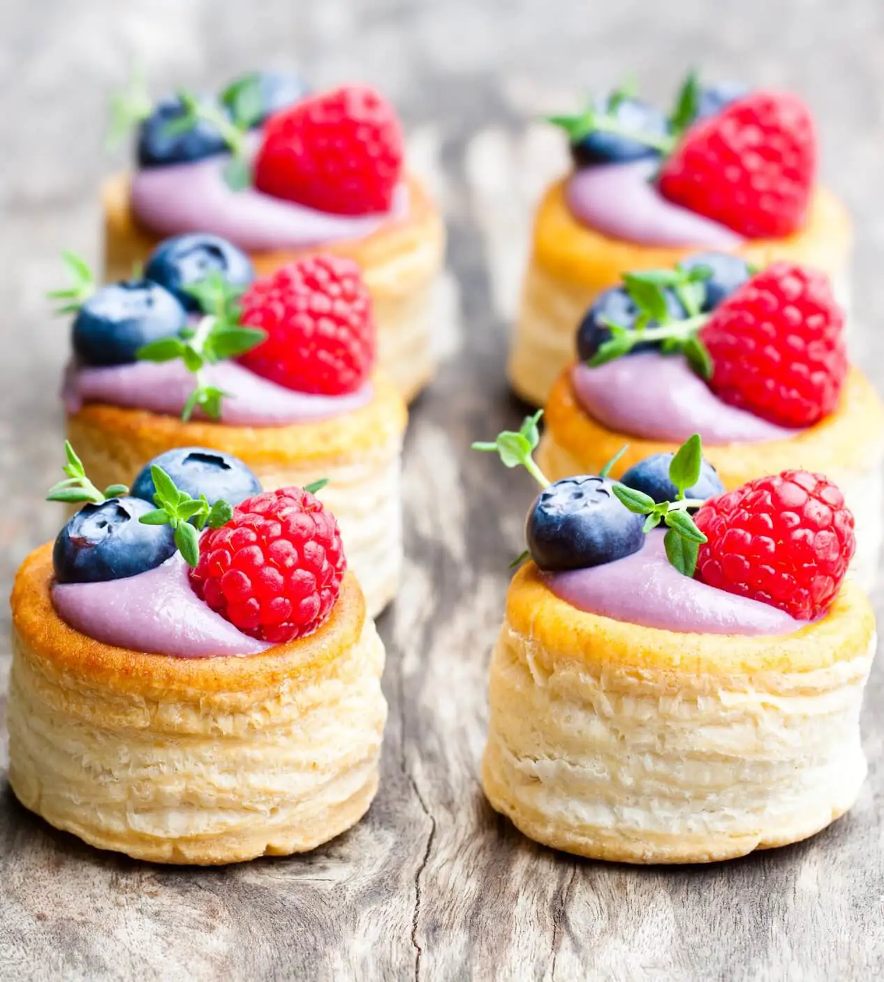 recetas de volovanes rellenos fríos yogur frutos