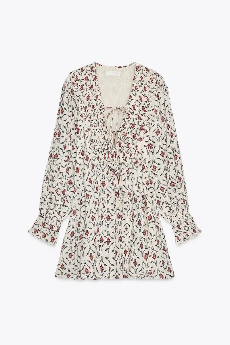vestido fresco zara