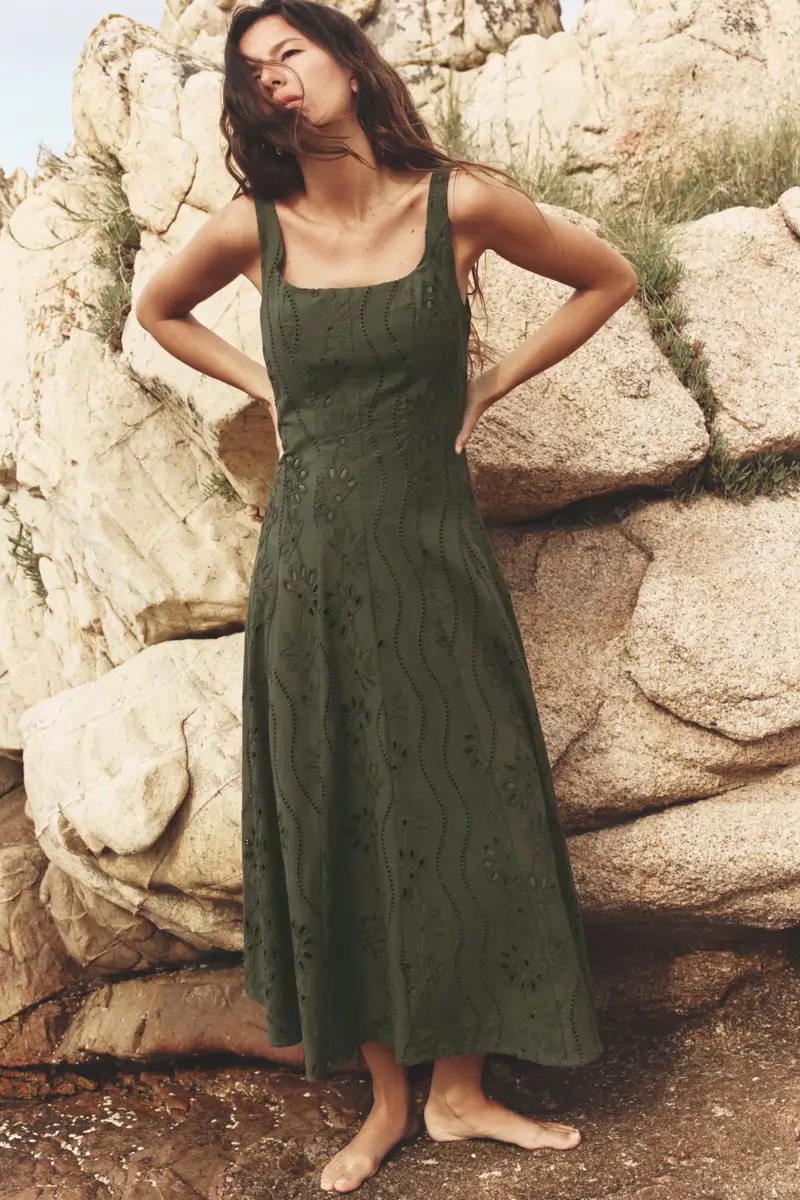 VESTIDO MIDI ZARA