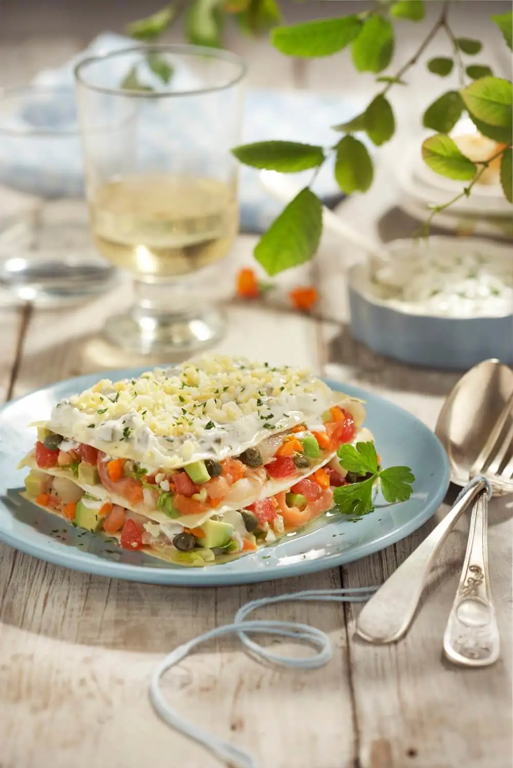recetas de pastas frias lasaña de ahumados