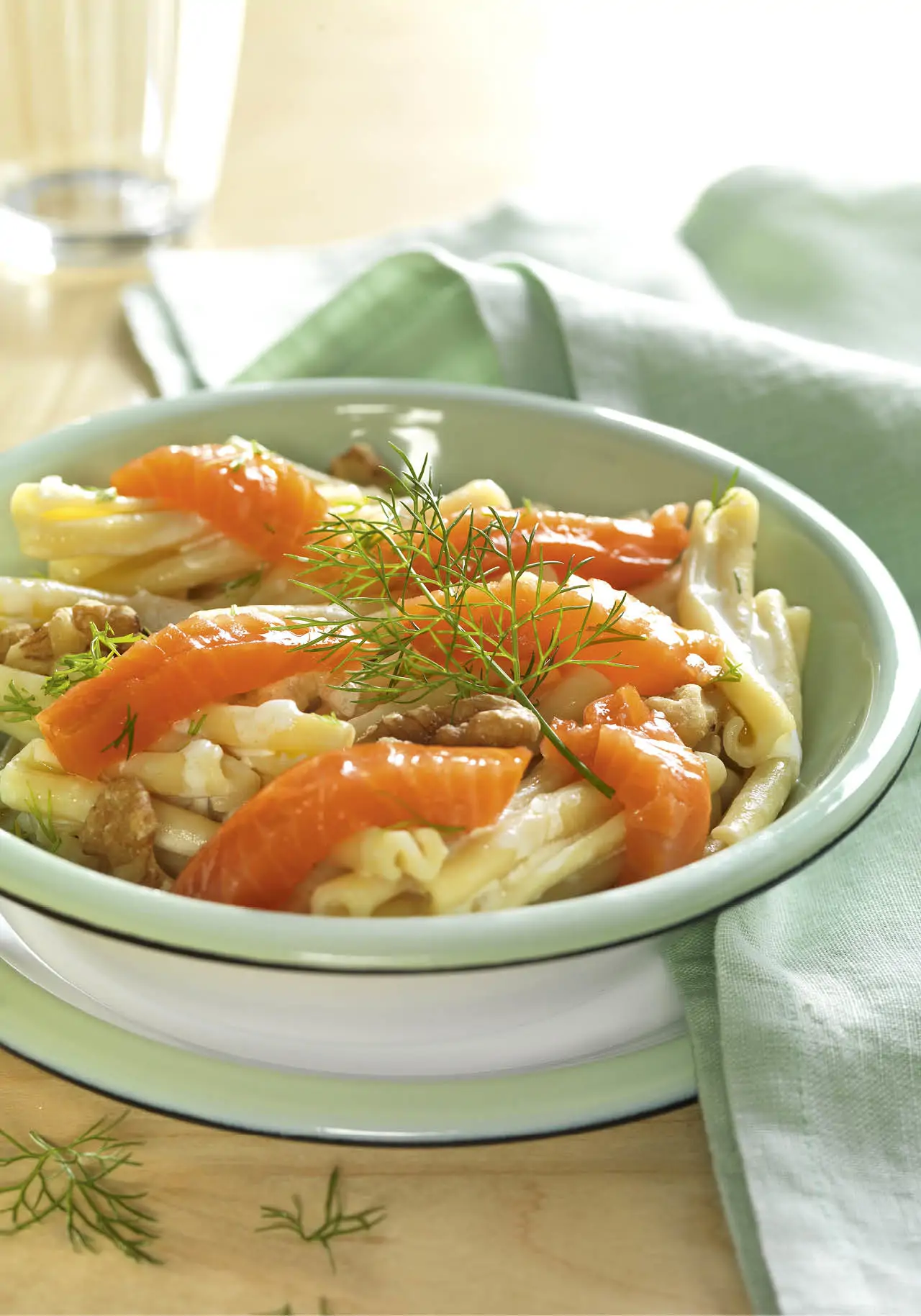 recetas de pastas frías pasta con salmon ahumado
