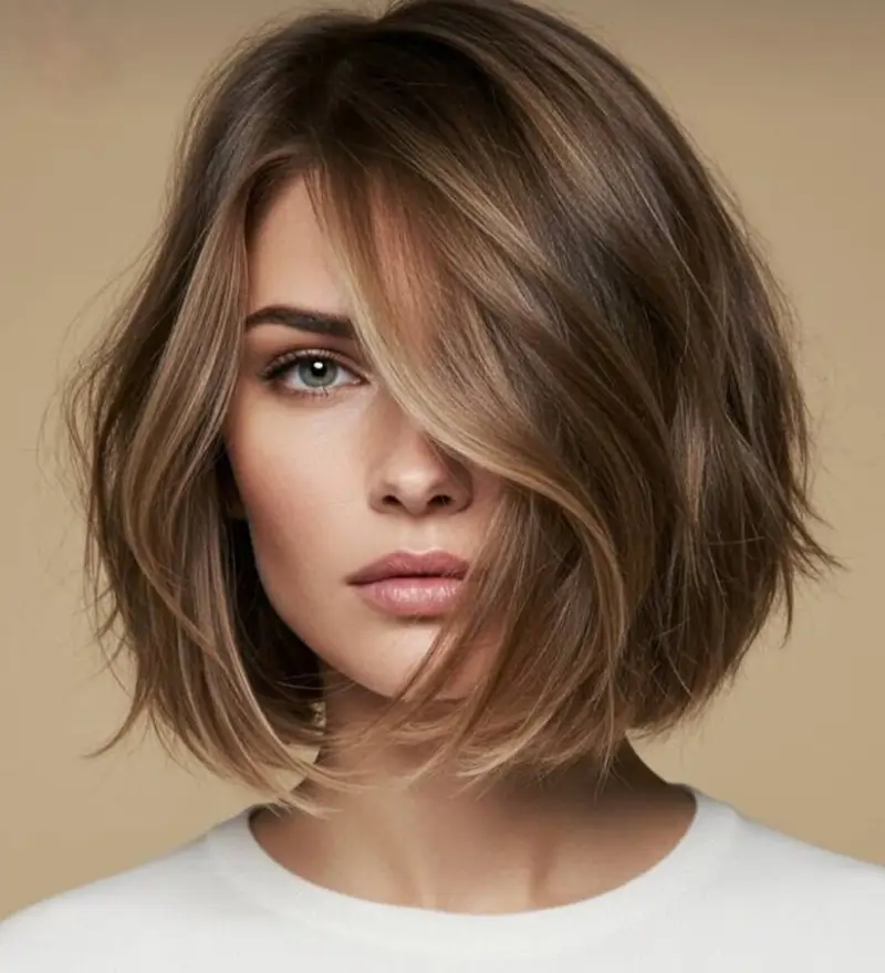 cortes para pelo corto que rejuvenecen verano 2025 Messy bob