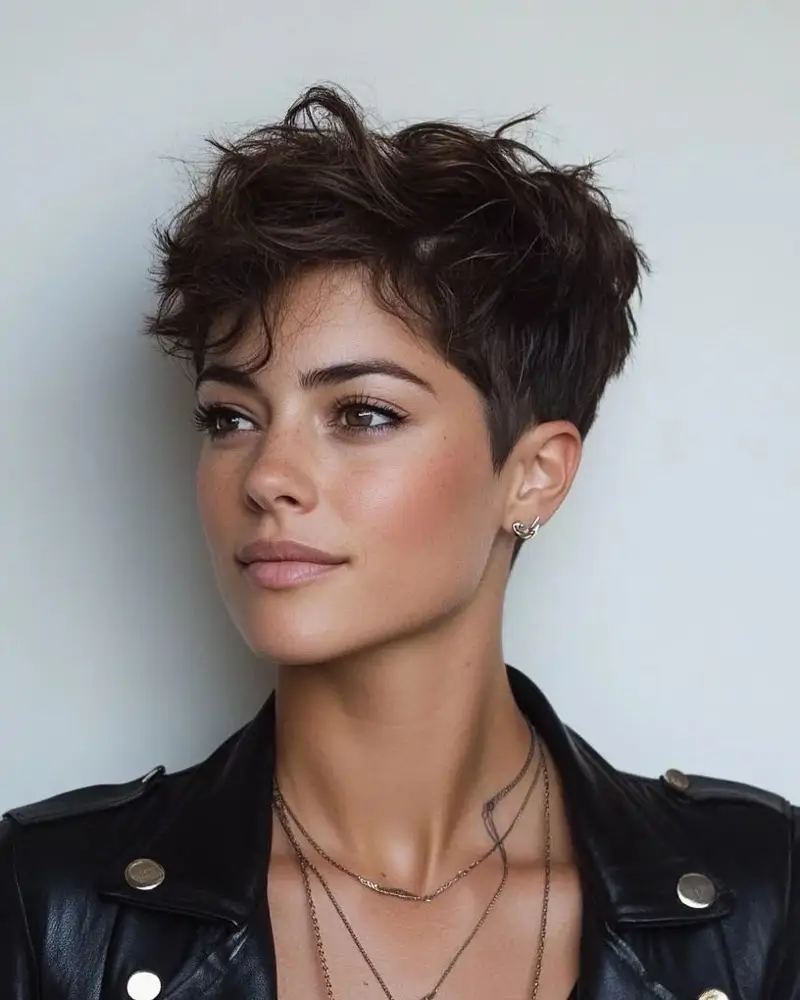 cortes para pelo corto que rejuvenecen verano 2025 pixie despeinado