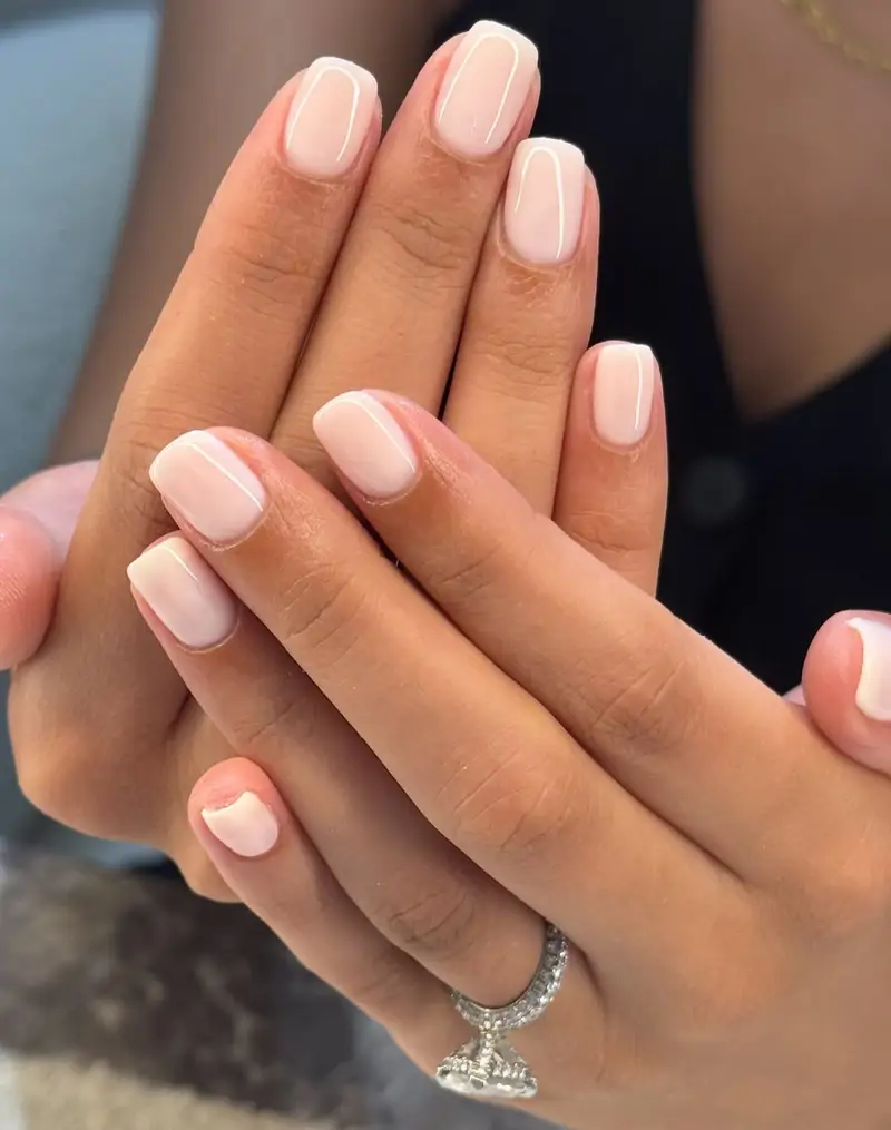 manicura rosa