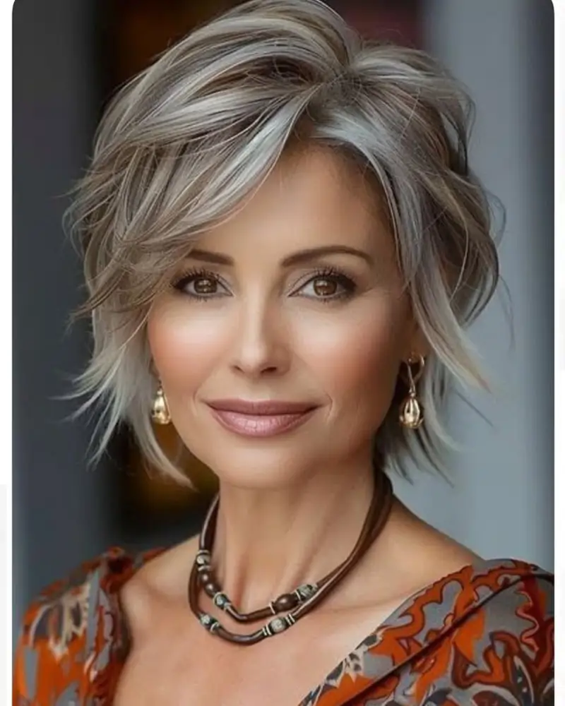 cortes de pelo corto para mujeres de 60 y cara redonda para verano 2025