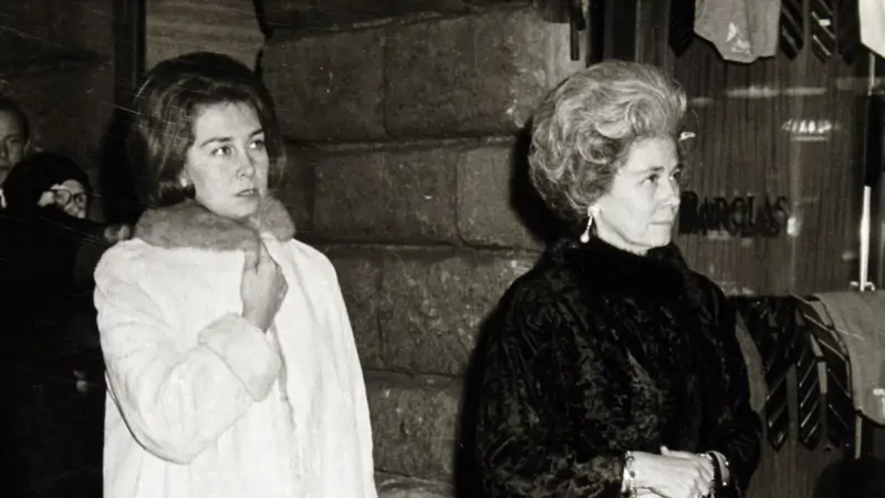 Reina Sofía junto a su madre