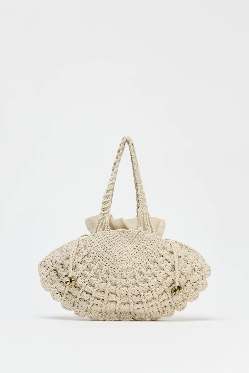 bolso crochet zara
