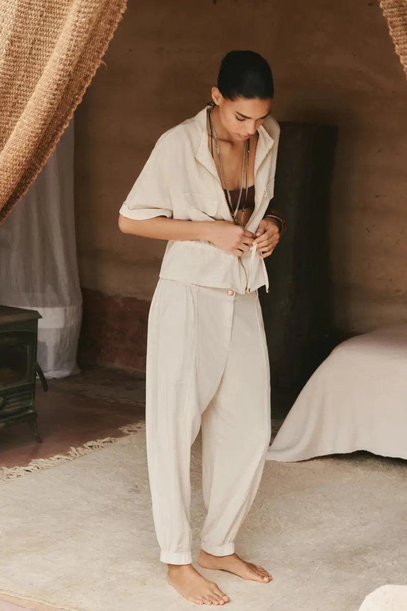 camisa safari Zara