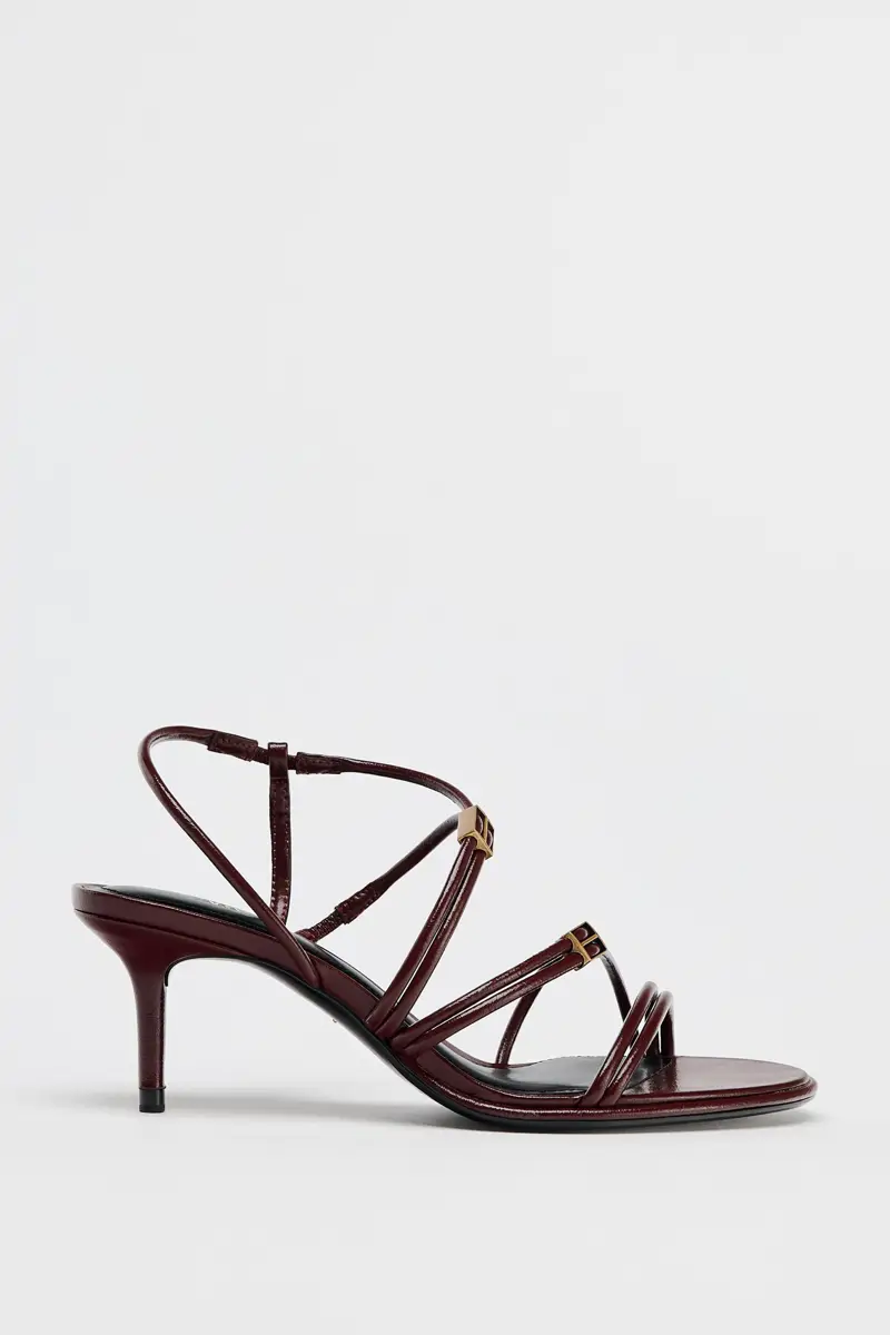 sandalias tacon tiras zara