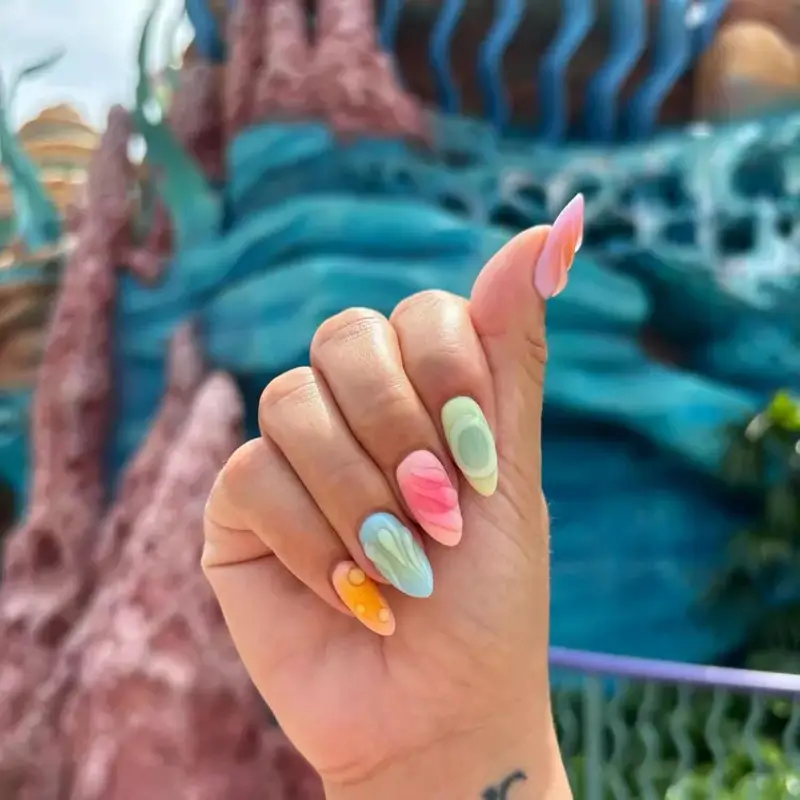 Uñas aura verano 2025