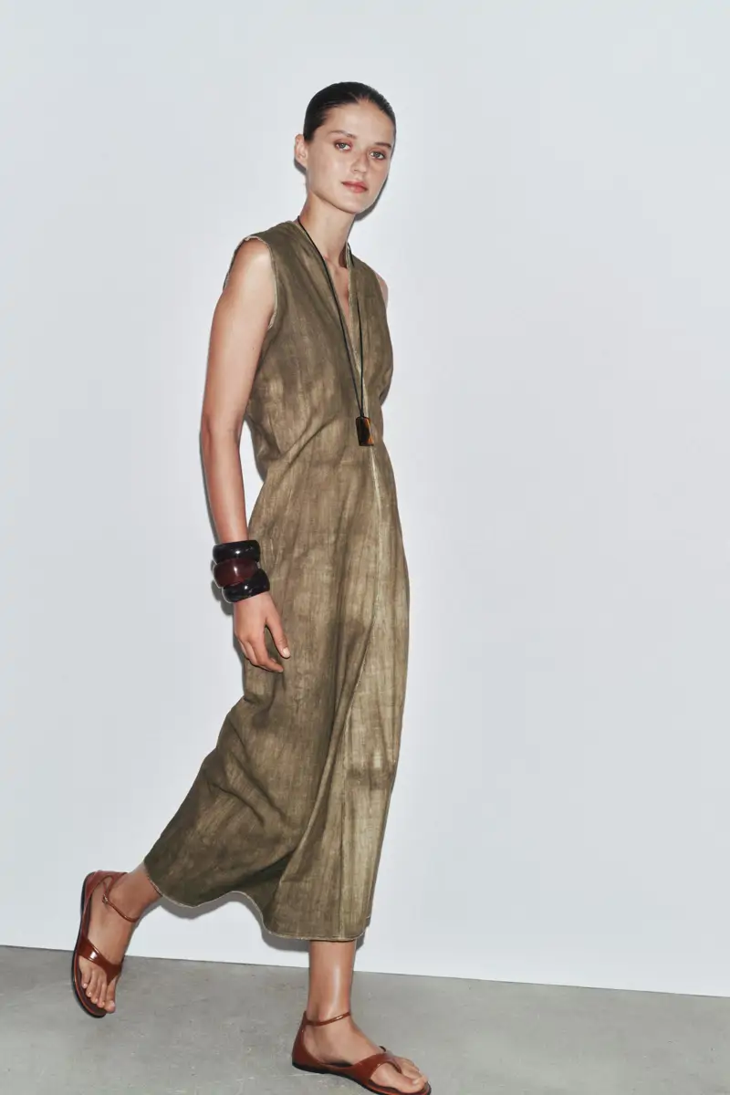 vestido estampado tie dye zara tendencia