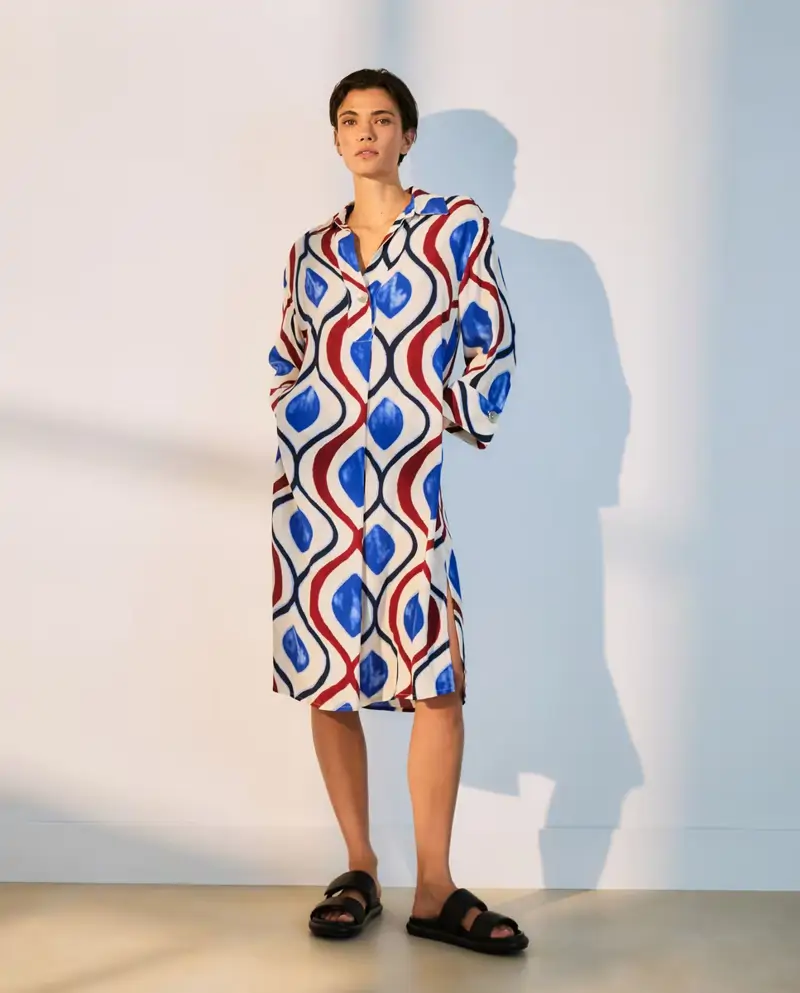 vestido estampado