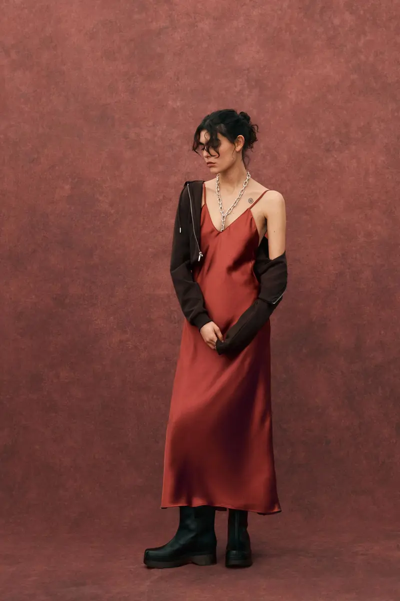 Vestido marrón 