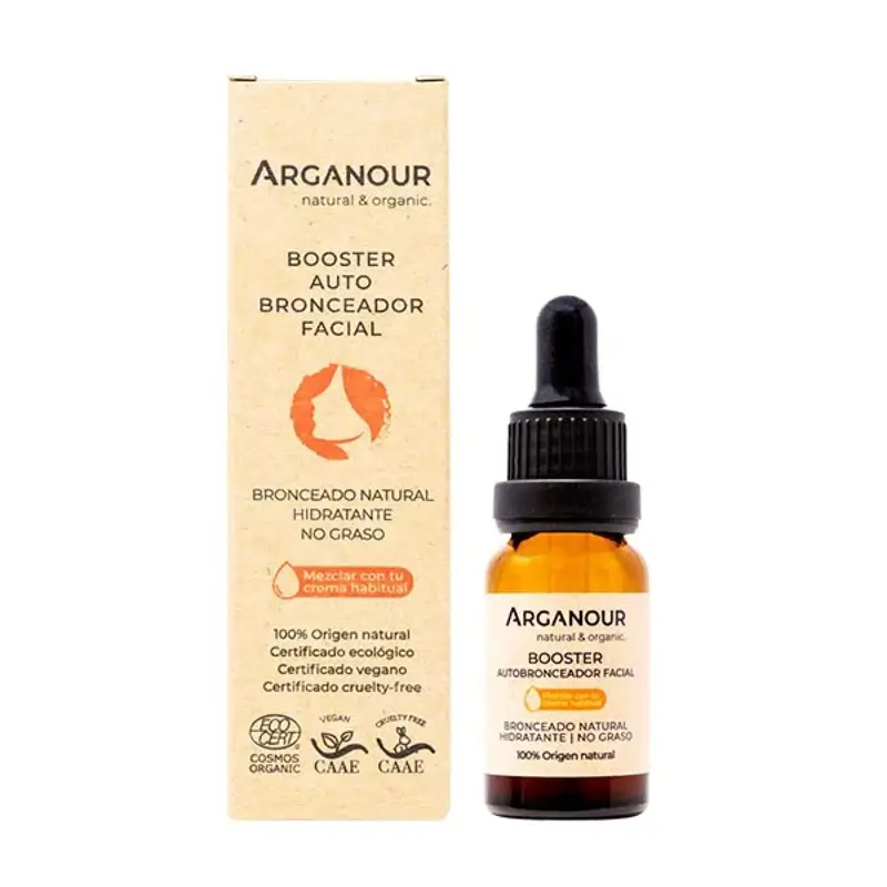 mejor autobronceador Booster Autobronceador Facial Arganour