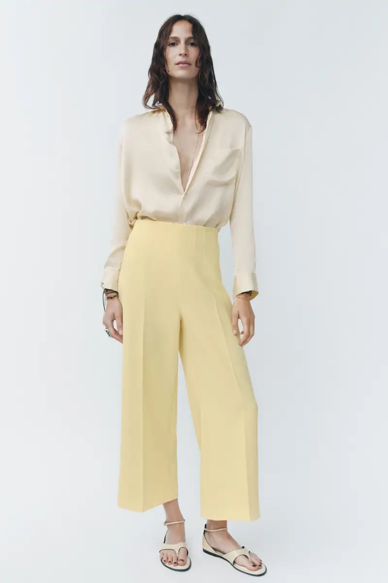 pantalón culotte Zara