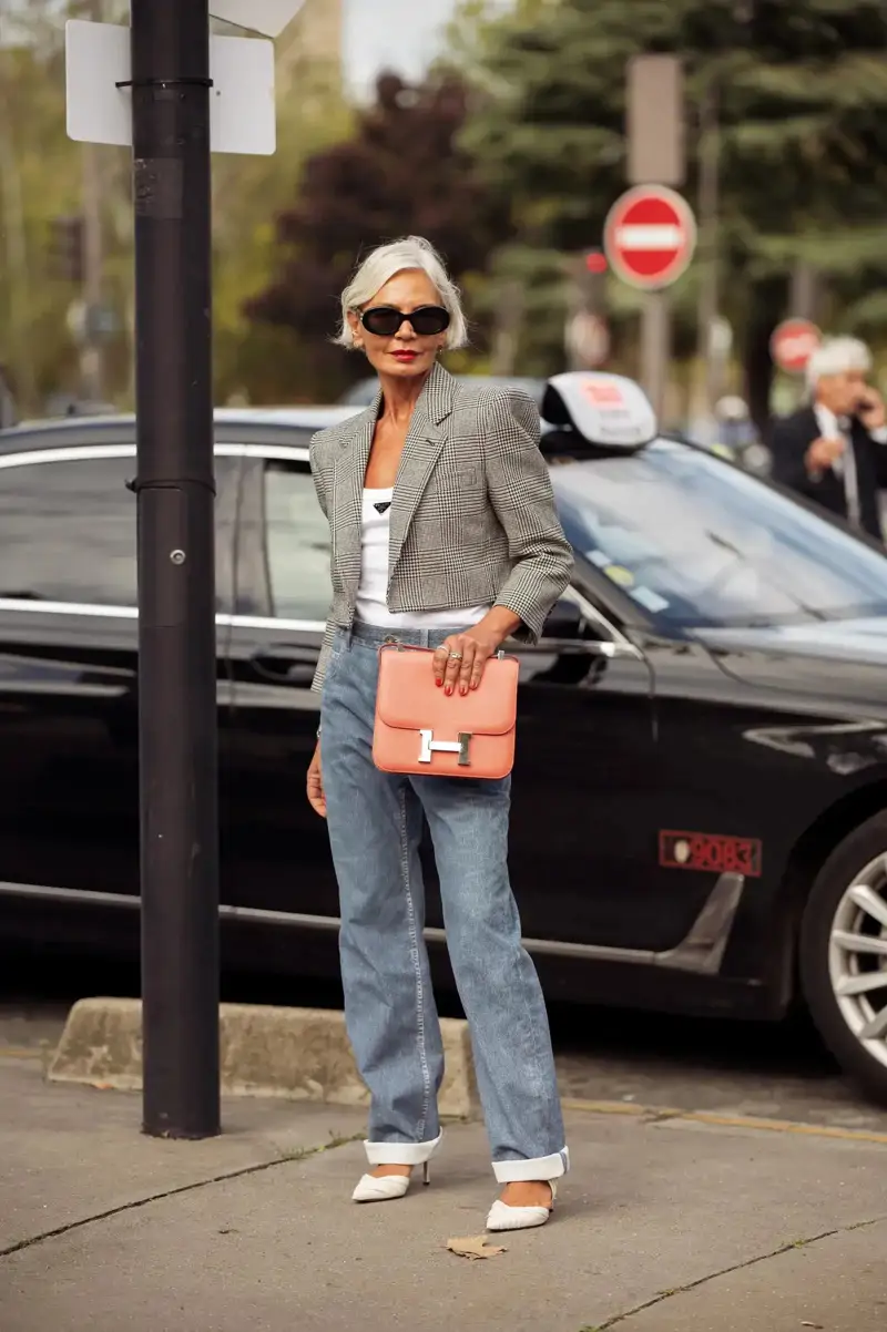 Pantalones básicos barriga plana: mom jeans