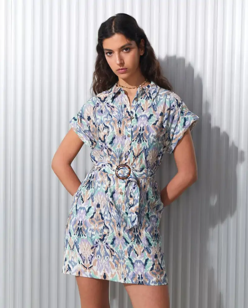 vestido estampado