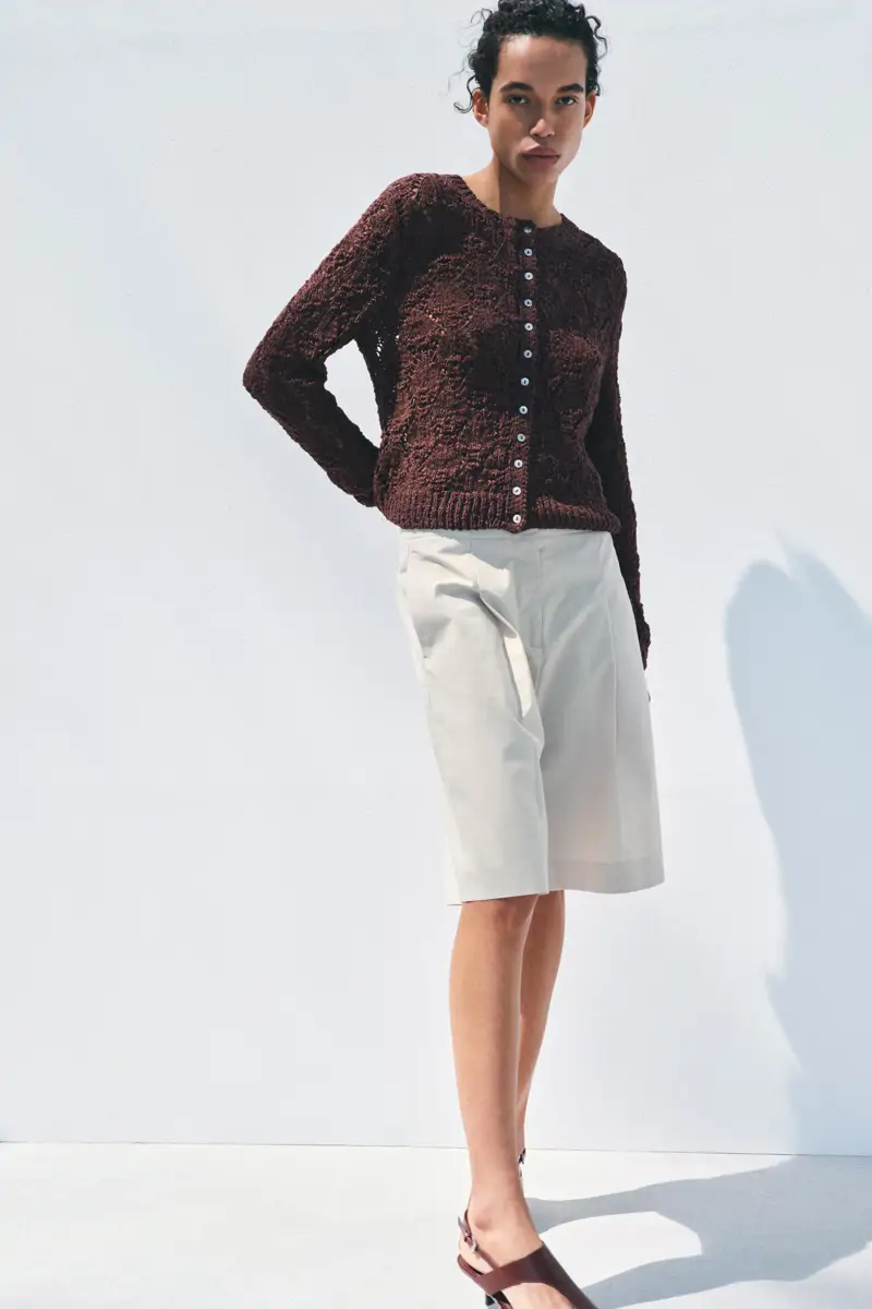 Bermudas con pinzas