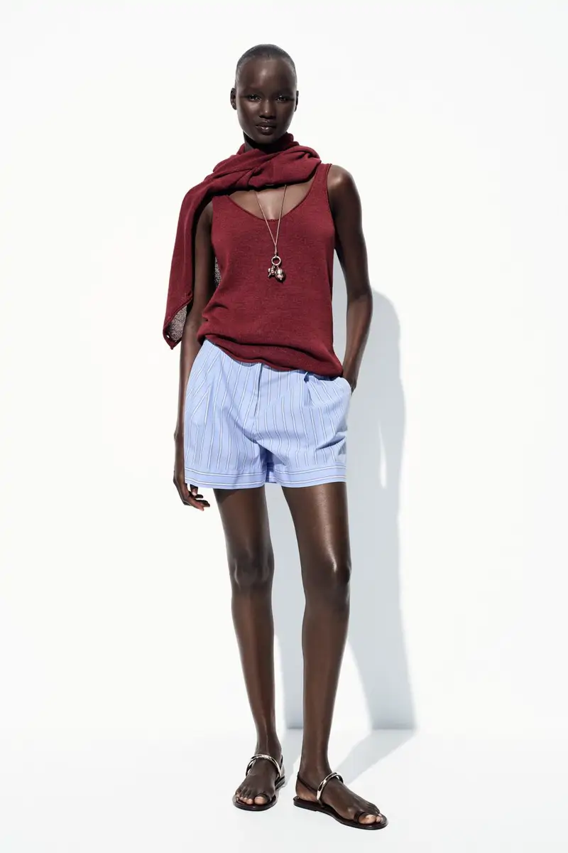 Bermudas de rayas