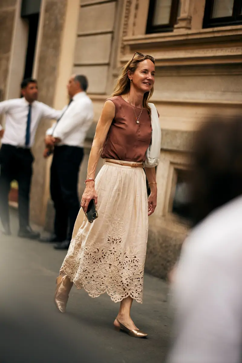 faldas largas zara