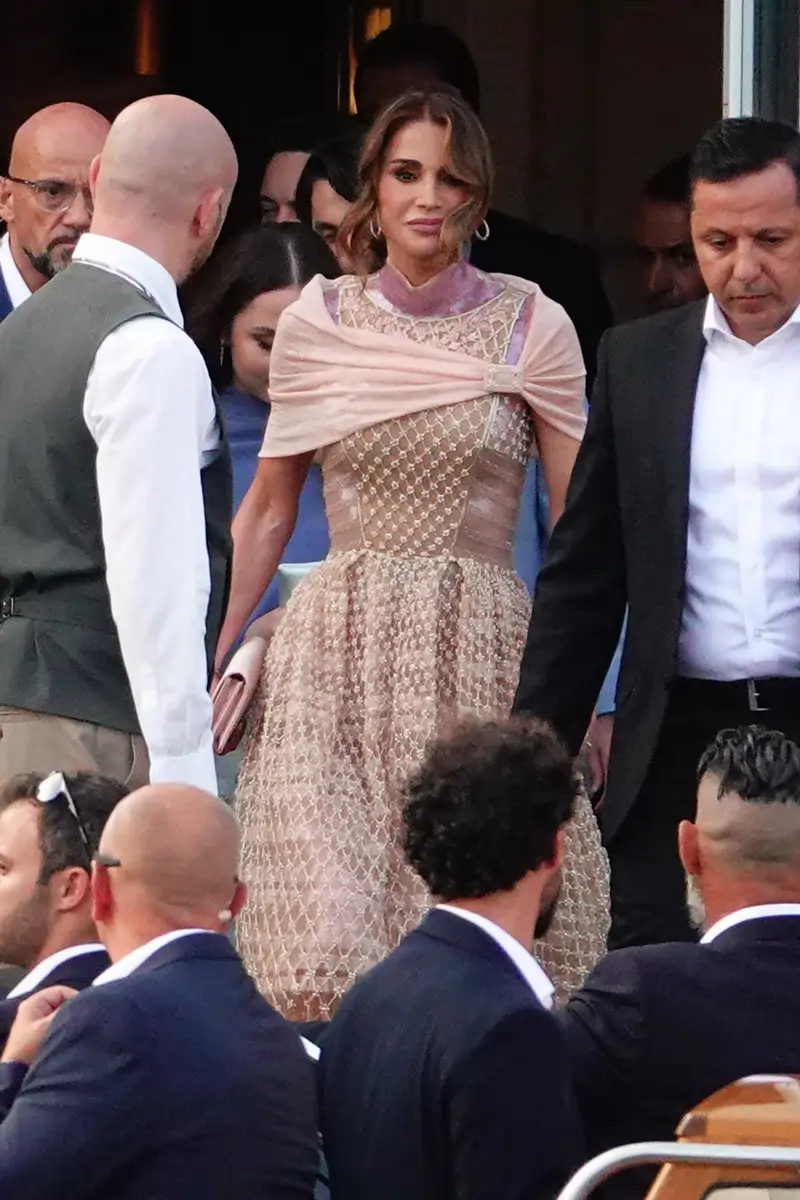 rania de jordania boda 