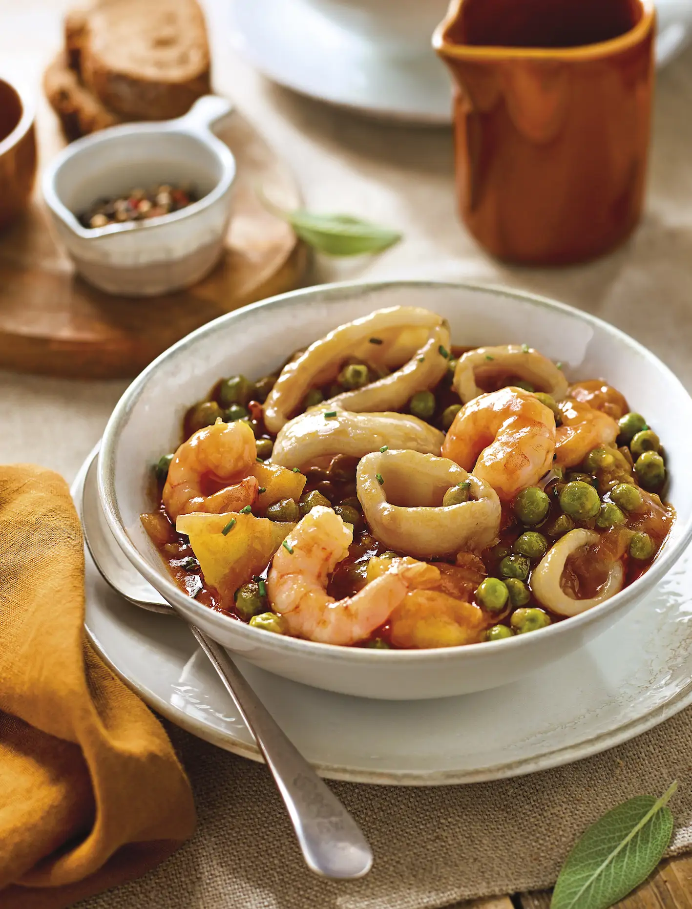 recetas con calamares salteado de calamares